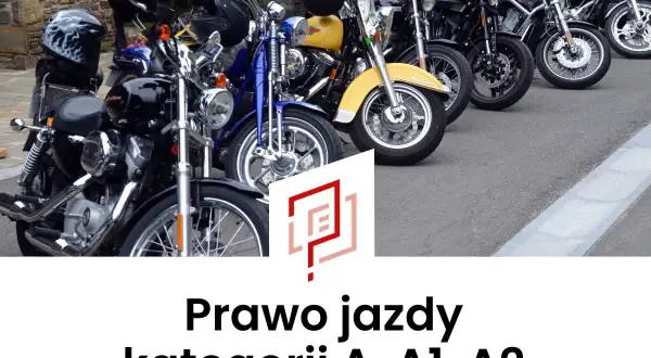 Rząd motocykli i kasków. Dowiedz się, ile kosztują prawo jazdy na motor kategorii A, A1, A2.