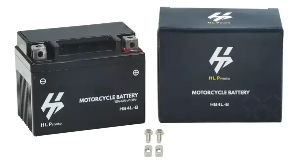 Akumulator motocyklowy HLPmoto HB4L-B 12V 4Ah. Idealny wybór, jeśli zastanawiasz się, jaki akumulator do motocykla 125.