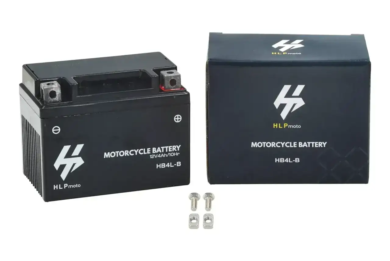 Akumulator motocyklowy HLPmoto HB4L-B 12V 4Ah. Idealny wyb&oacute;r, jeśli zastanawiasz się, jaki akumulator do motocykla 125.